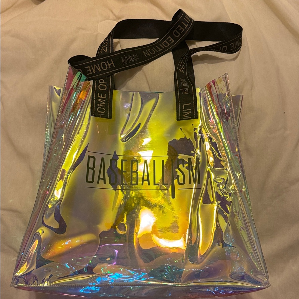 EUC Baseballism Limited Edition Holographic Opening Day Tote Bag
